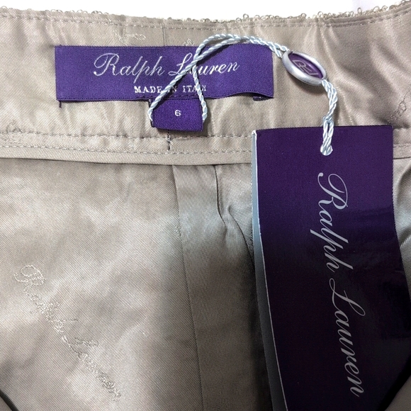 Welles Embellished Wide-Leg Pant. Ralph Lauren Collection - Picture 2 of 15